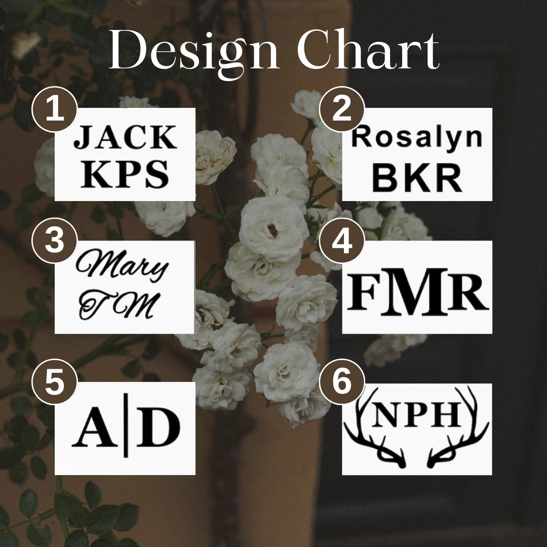 Monogrammed Leather Bridal Vanity Kit